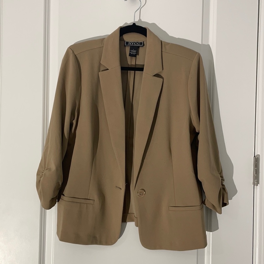 Tan Suit Jacket